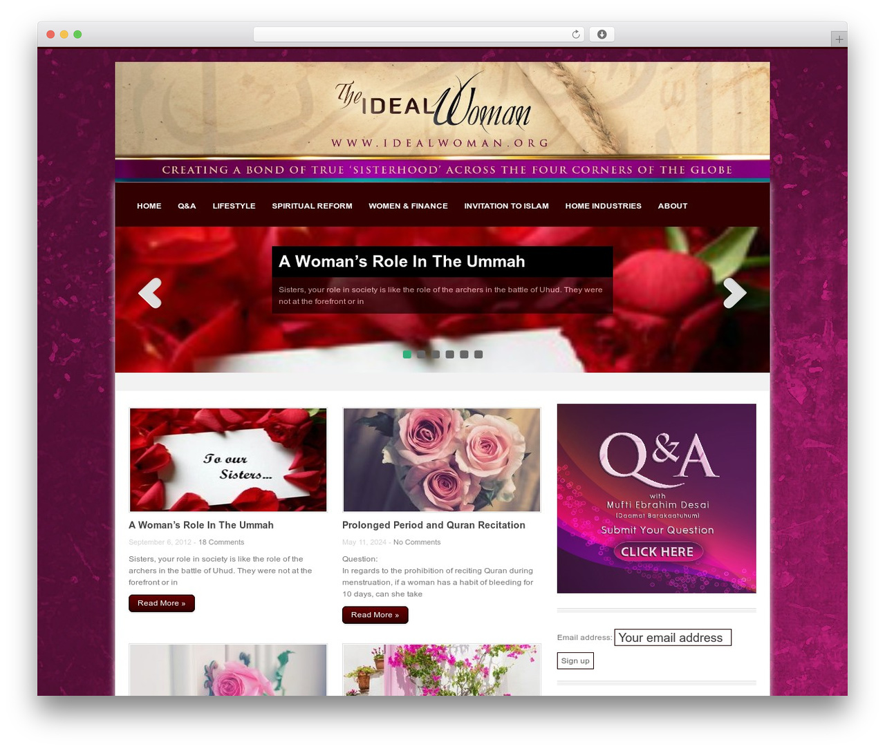CleanResponse theme WordPress - idealwoman.org
