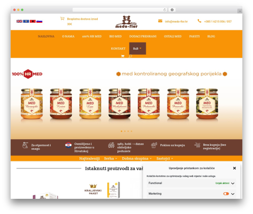 Divi WordPress theme - medo-flor.hr