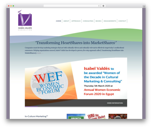 ivc top WordPress theme - isabelvaldes.com