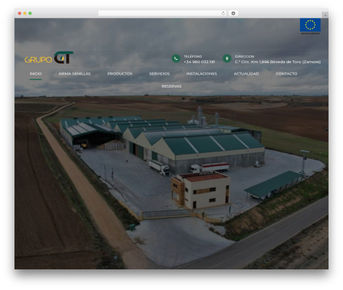 Medigreen WordPress theme - grupoct.com