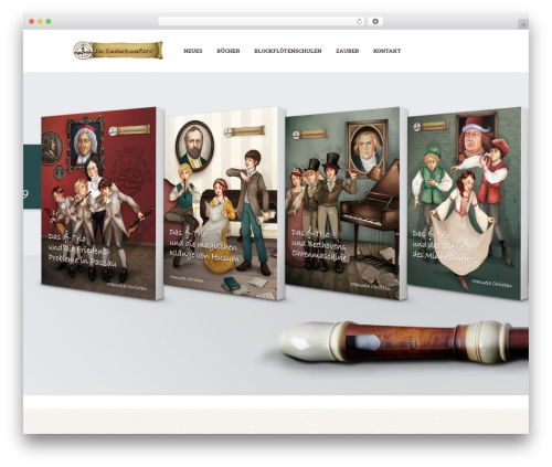 Rhythmo WordPress theme - die-zauberblockfloete.com