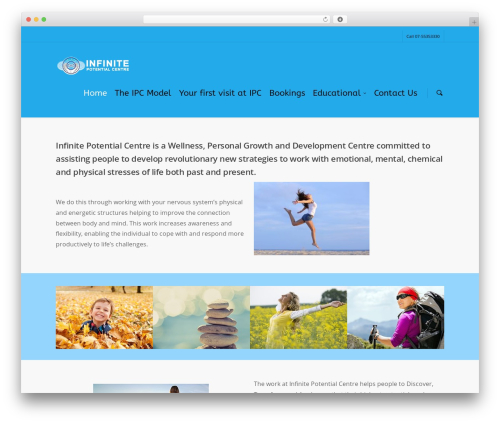 Salient premium WordPress theme - infinitepotentialcentre.com