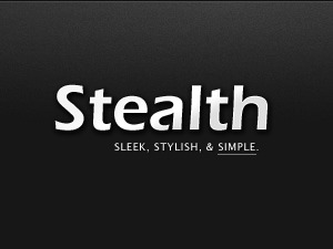 Stealth theme WordPress