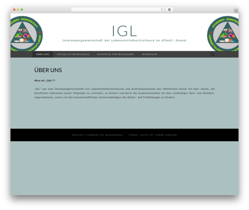 Suits WordPress theme - igl-lmk.de