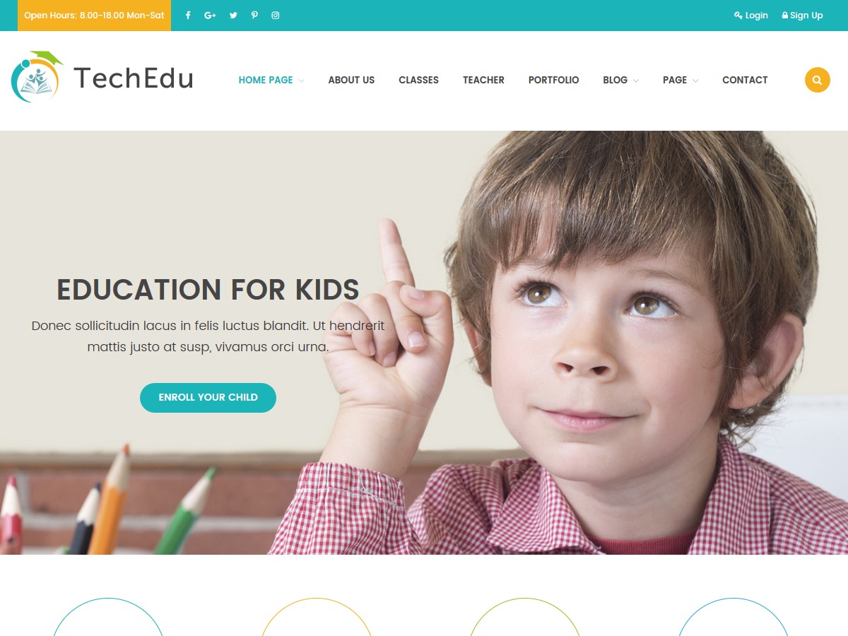 Theme WordPress Techedu Theme by power-boosts