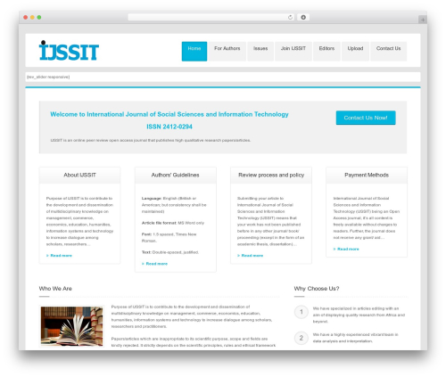 Ultra content elements WordPress plugin - ijssit.com/main