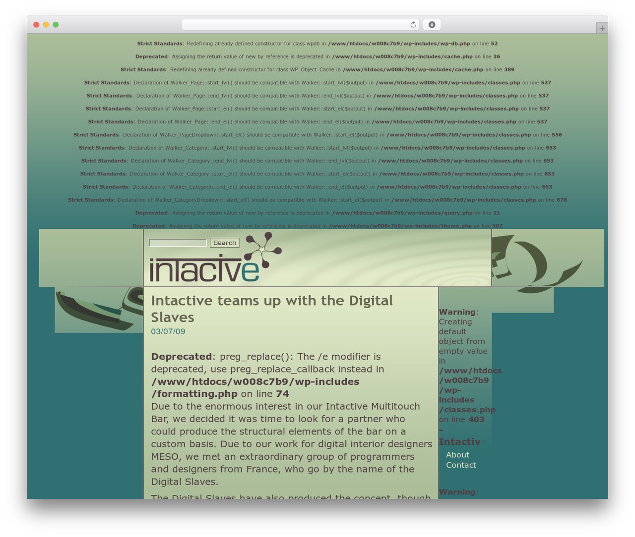 WordPress Default theme WordPress - intactive.de WordPress Default theme WordPress - intactive.de