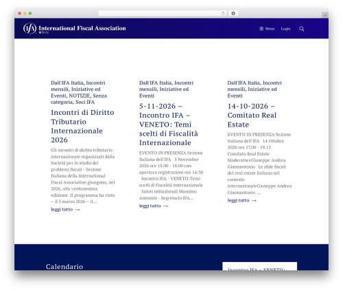 WordPress theme Divi - ifaitaly.it