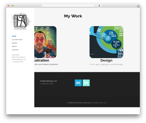 WordPress theme Bramble - isabelreyes.com