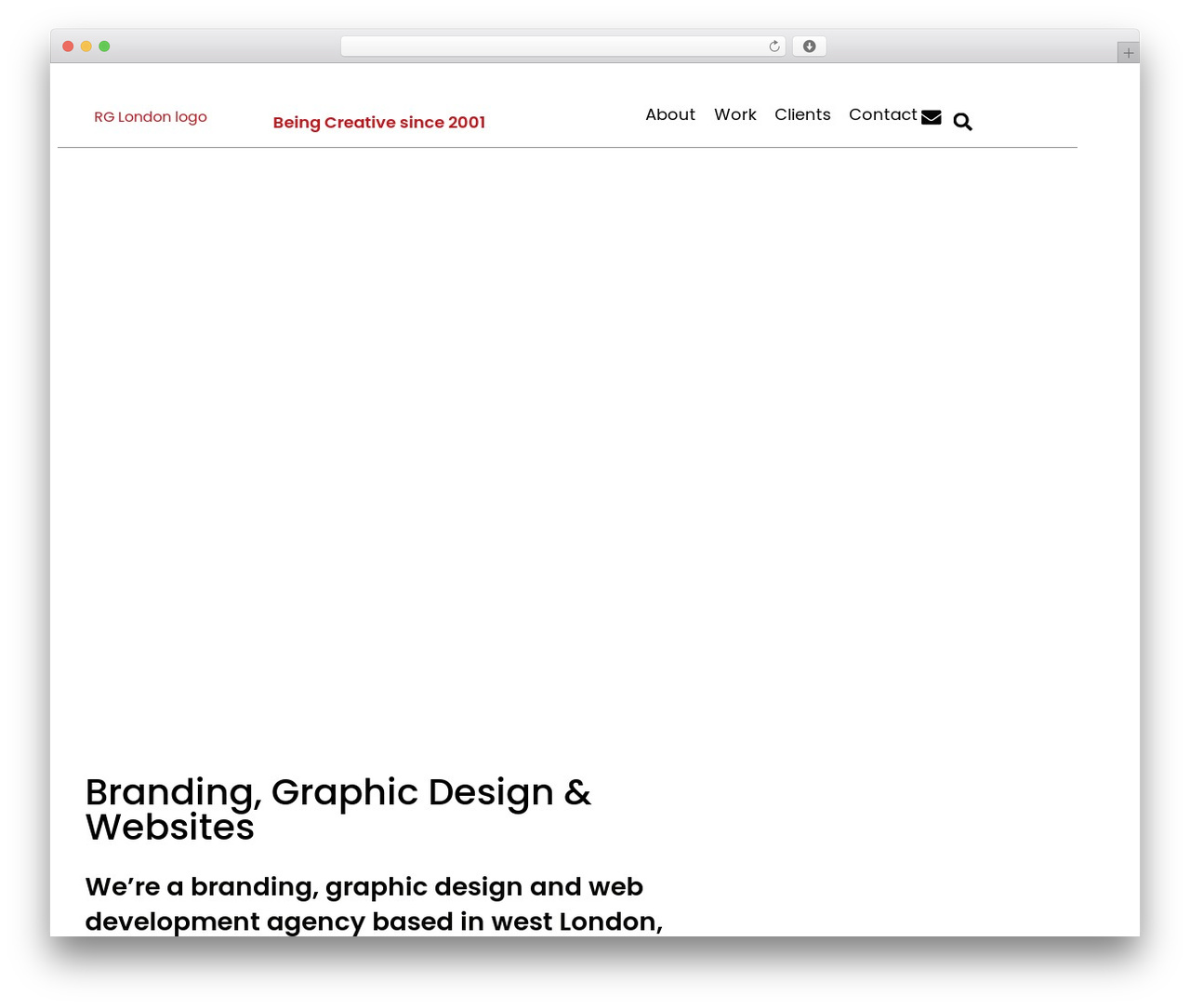 WordPress theme Hello Elementor - rglondon.co.uk