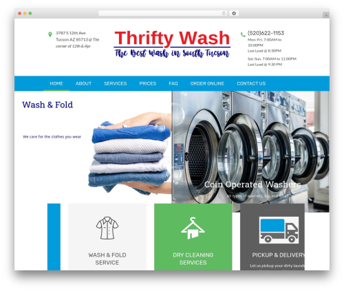 Laundry helper WordPress plugin - thriftywashaz.com