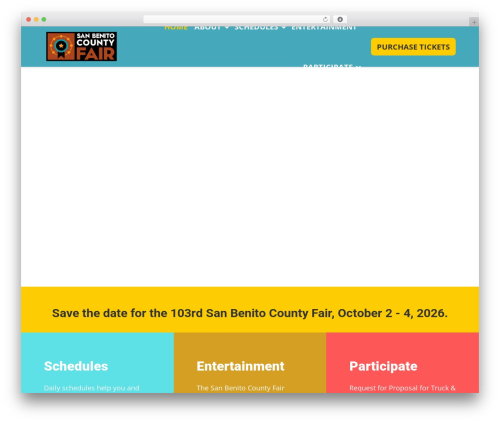 WordPress theme LEVELUP - sanbenitocountyfair.com