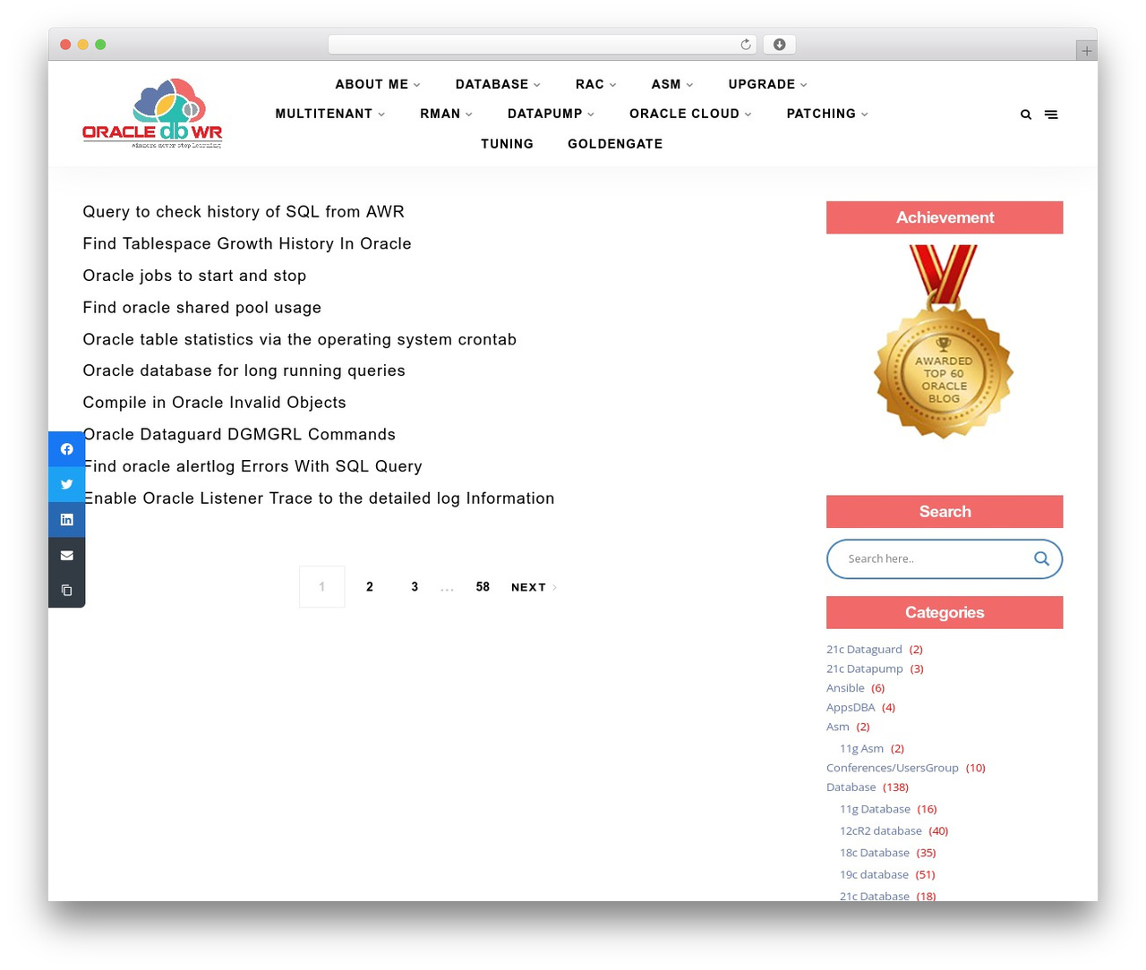 WordPress theme WunderMag - oracledbwr.com