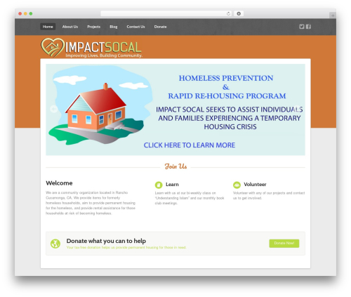 Advocate WordPress theme - impactsocal.com