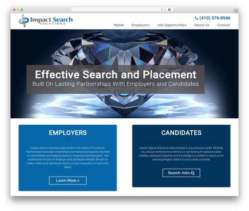 Ample theme WordPress free - impactsearchsolutions.com