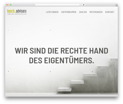Ave WordPress theme - busch-advisors.de