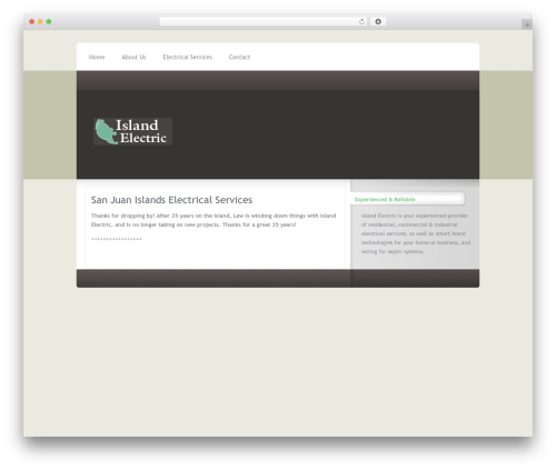 Best WordPress theme InterPhase - islandce.com