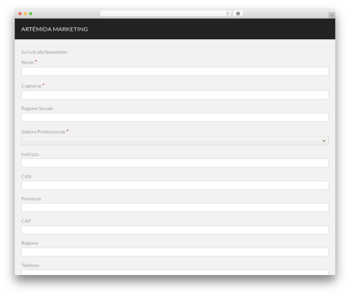 Flat Bootstrap top WordPress theme - istintocreativo.com