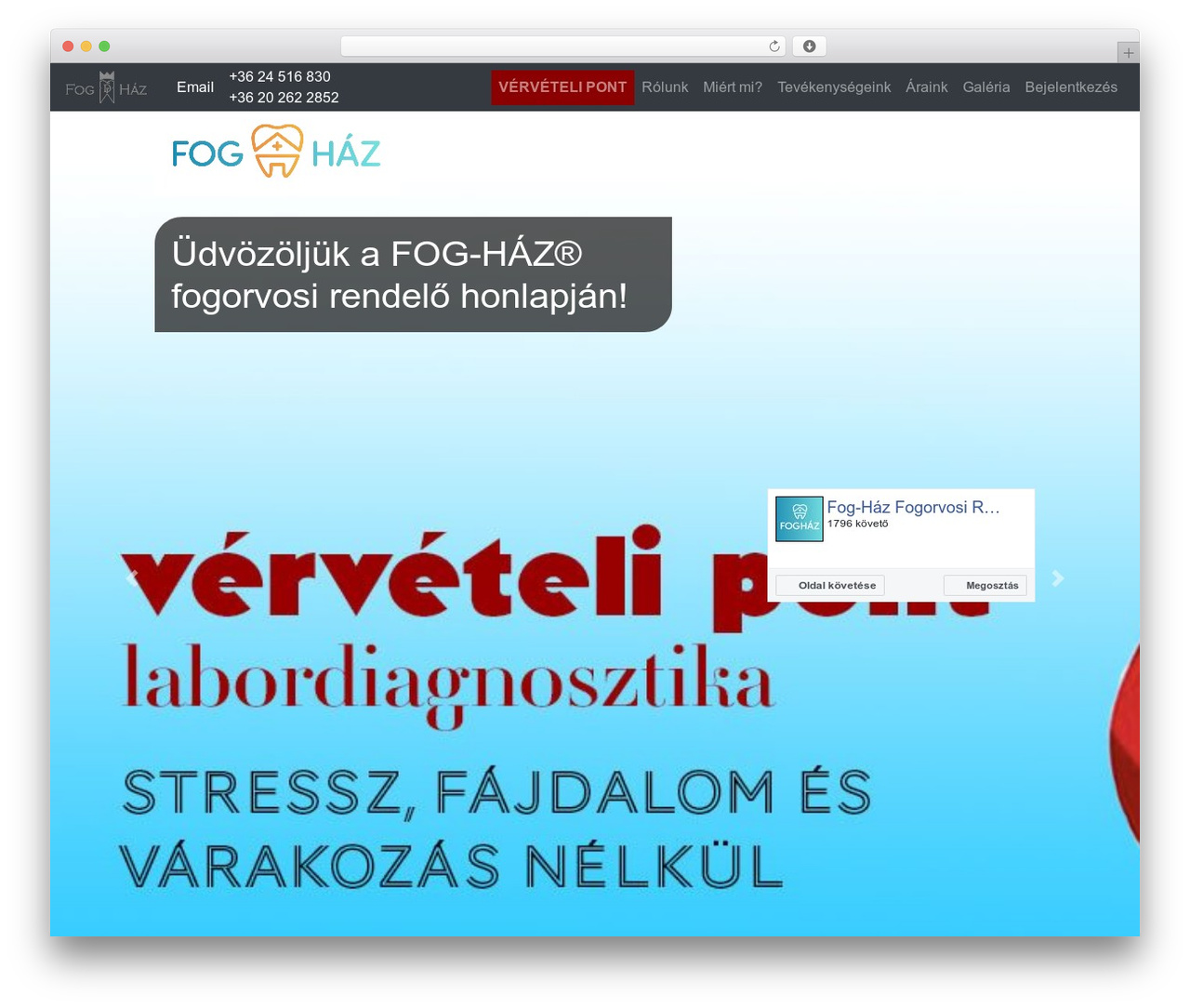 Foghaz Bootstrap theme WordPress - fogszabalyzo.eu