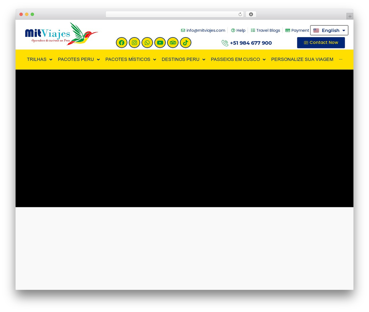 Hello Elementor theme WordPress - www.mitviajes.com