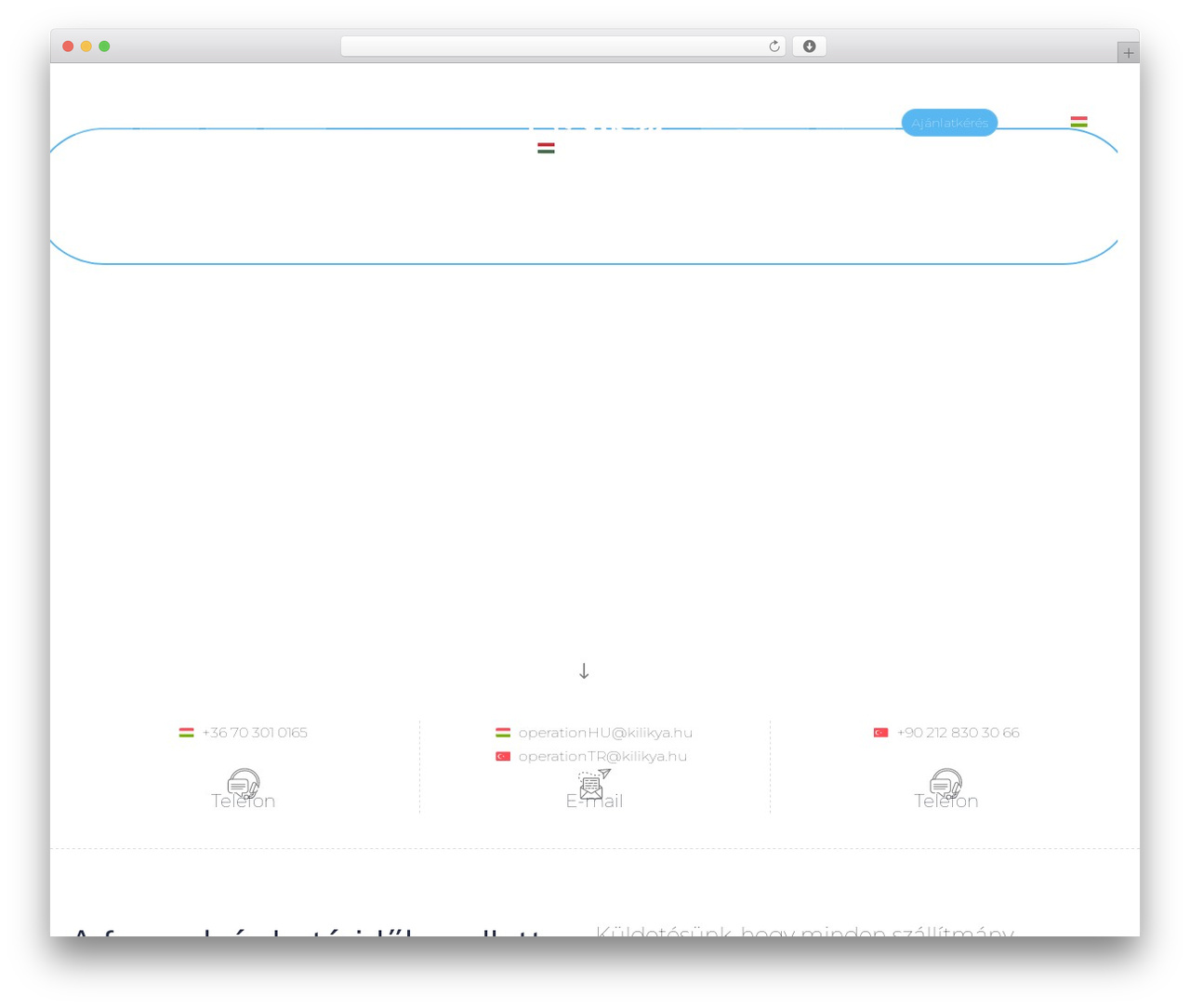 Hello Elementor WordPress page theme - kilikya.hu