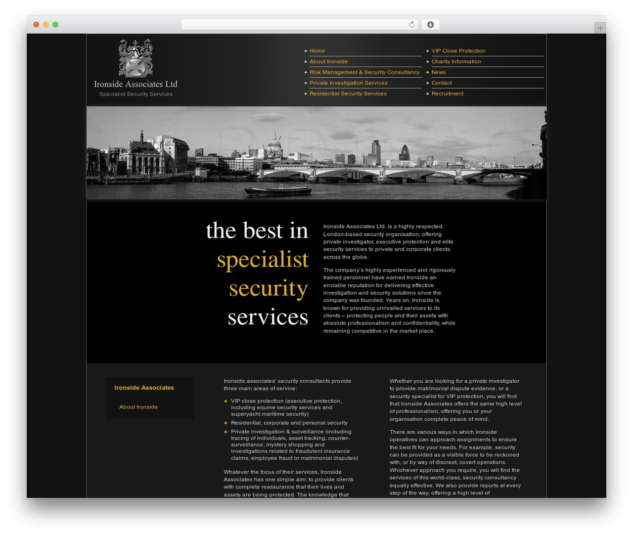 Ironside Theme WordPress theme - ironsideassociates.co.uk