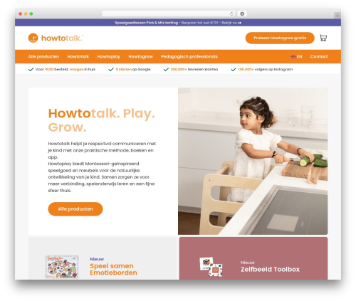 Nexttheme theme WordPress - howtotalk.com