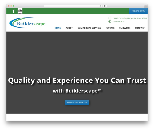 Pool Services WordPress theme design - builderscape.com