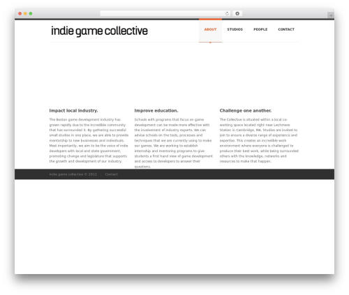 SmartStart WP - Responsive HTML5 Theme best WordPress theme - indiegamecollective.org
