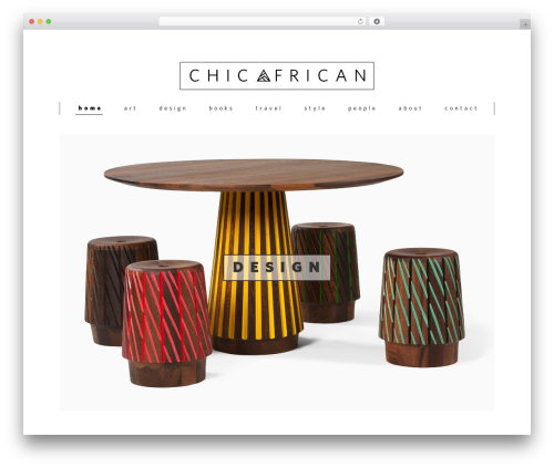 Theme WordPress Chic - chic-african.com
