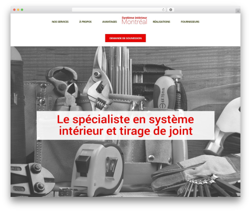 Theme WordPress Divi - systemeinterieurmontreal.com