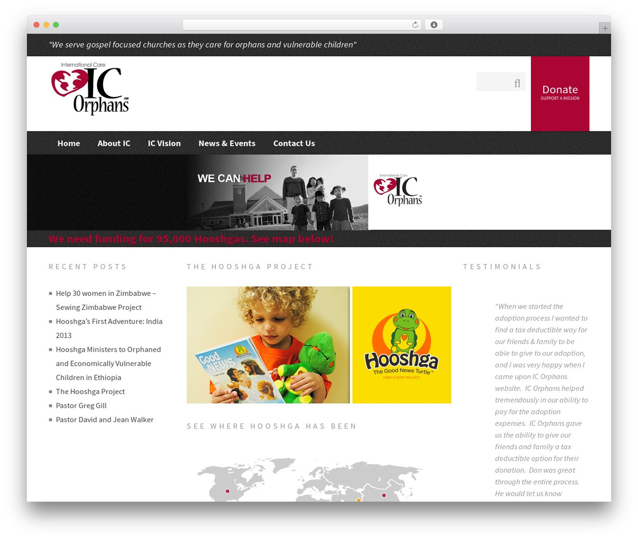 Theme WordPress Give - icorphans.com