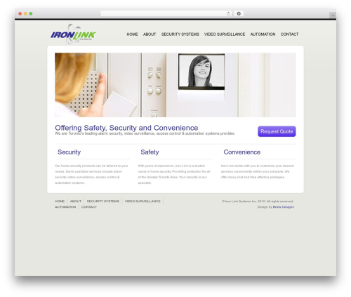 Theme WordPress SimpleFolio - ironlink.ca