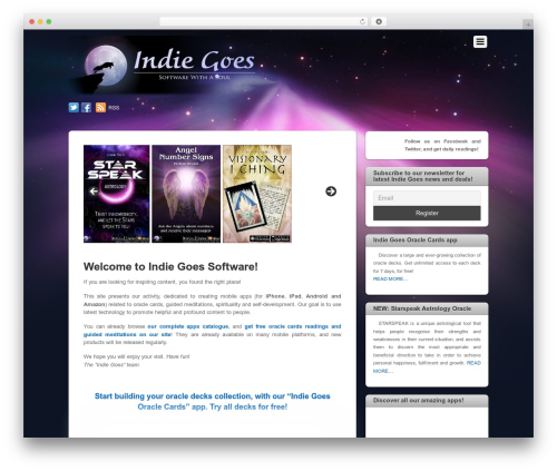 Themify iTheme2 WordPress theme - indie-goes.com
