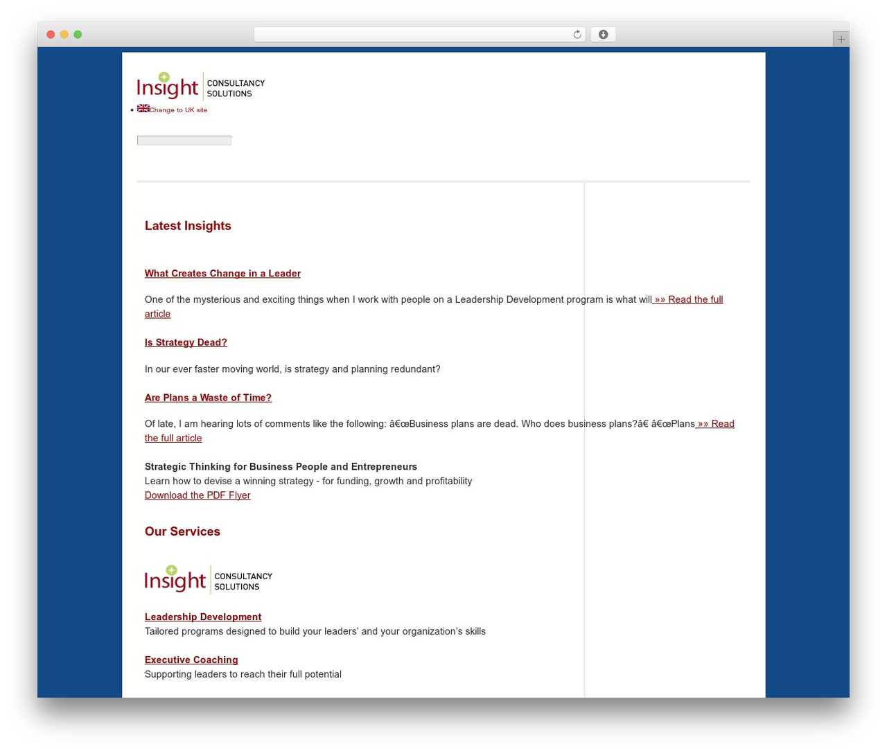 Thesis theme WordPress - insightconsultancysolutions.com