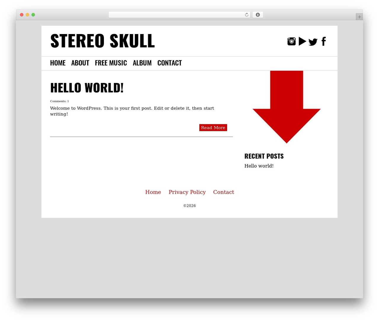 TunePipe Basic WordPress theme - stereoskull.com TunePipe Basic WordPress theme - stereoskull.com