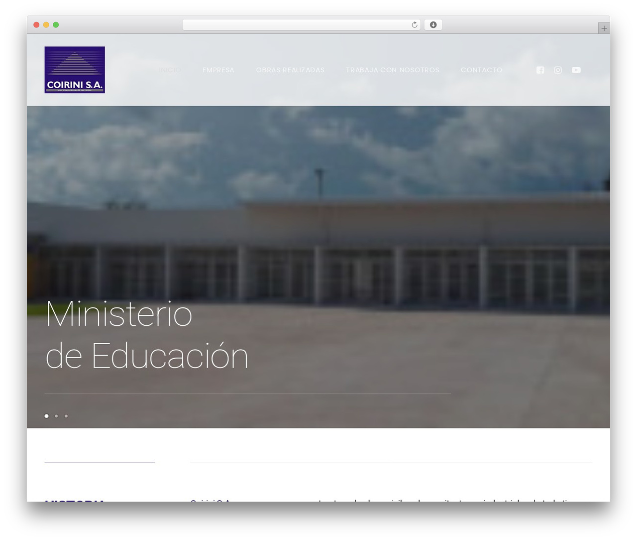 Uncode company WordPress theme - coirinisa.com