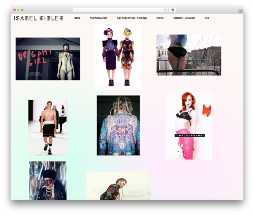 web3000 Theme WordPress theme - isabelkibler.com