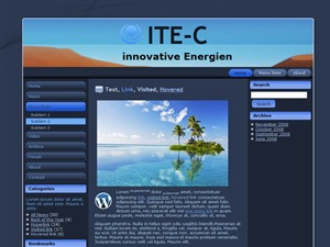 WordPress theme ITEC WordPress theme ITEC