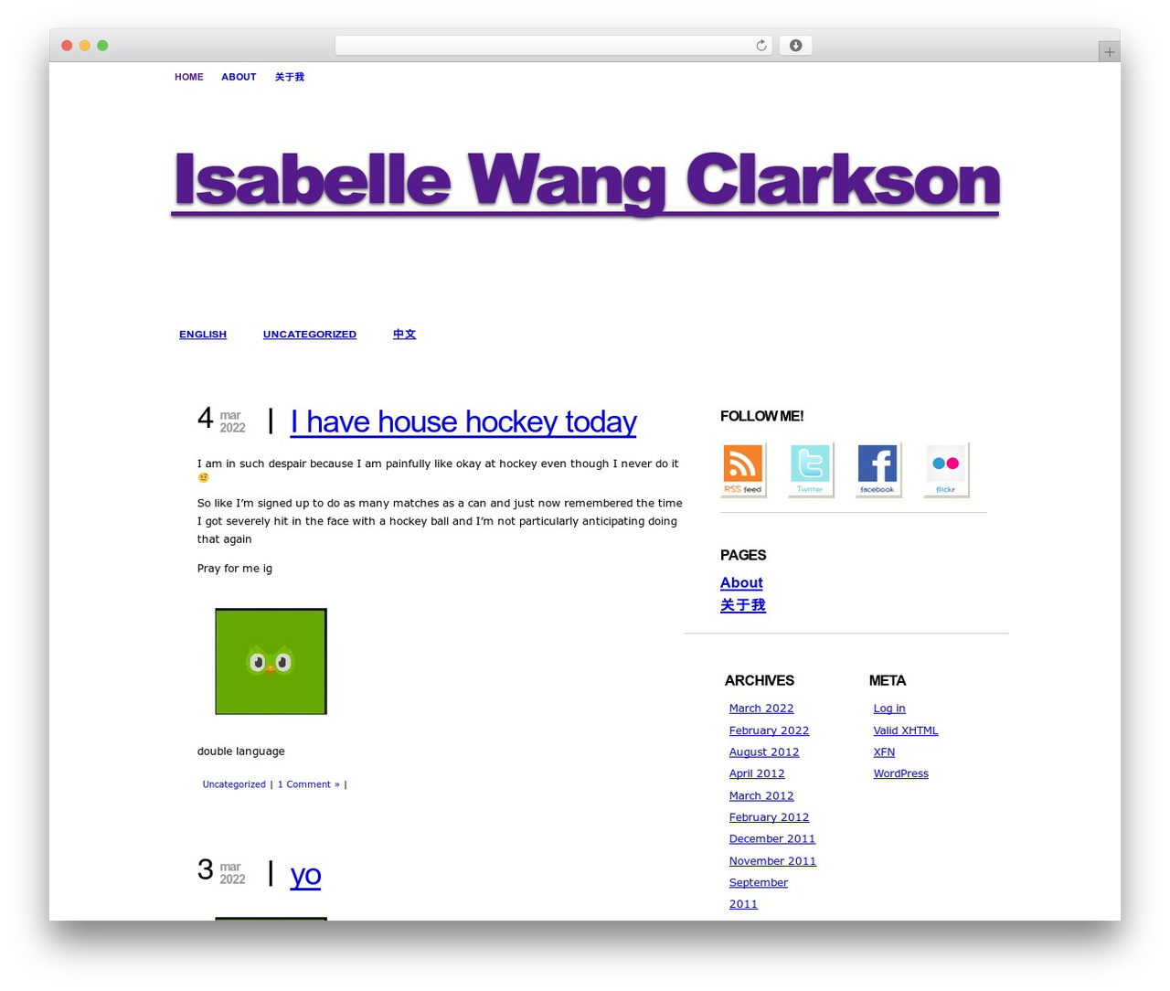 WordPress theme Lysa - isabelleclarkson.com WordPress theme Lysa - isabelleclarkson.com