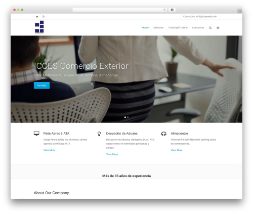 WordPress theme Strata - iccesweb.com
