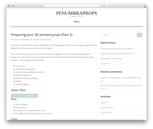 Camer theme WordPress - penumbraprops.com Camer theme WordPress - penumbraprops.com