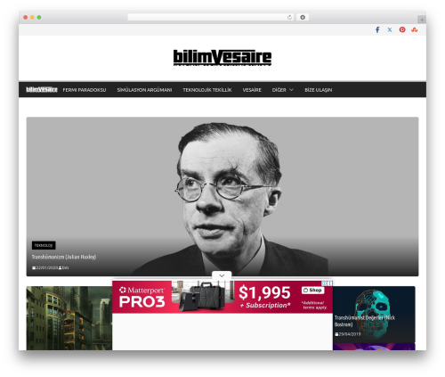 ColorMag Pro (Premium) WordPress theme - bilimvesaire.com