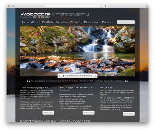 Full screen background WordPress plugin - woodcotephotography.com