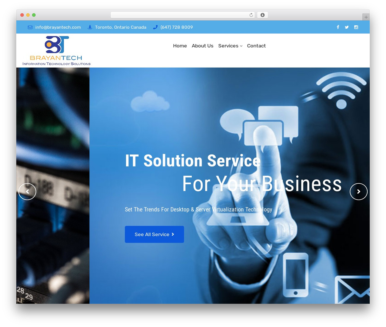 ittech theme WordPress - brayantech.com