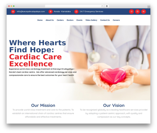 Medixi WP theme - karunyahrudayalaya.com