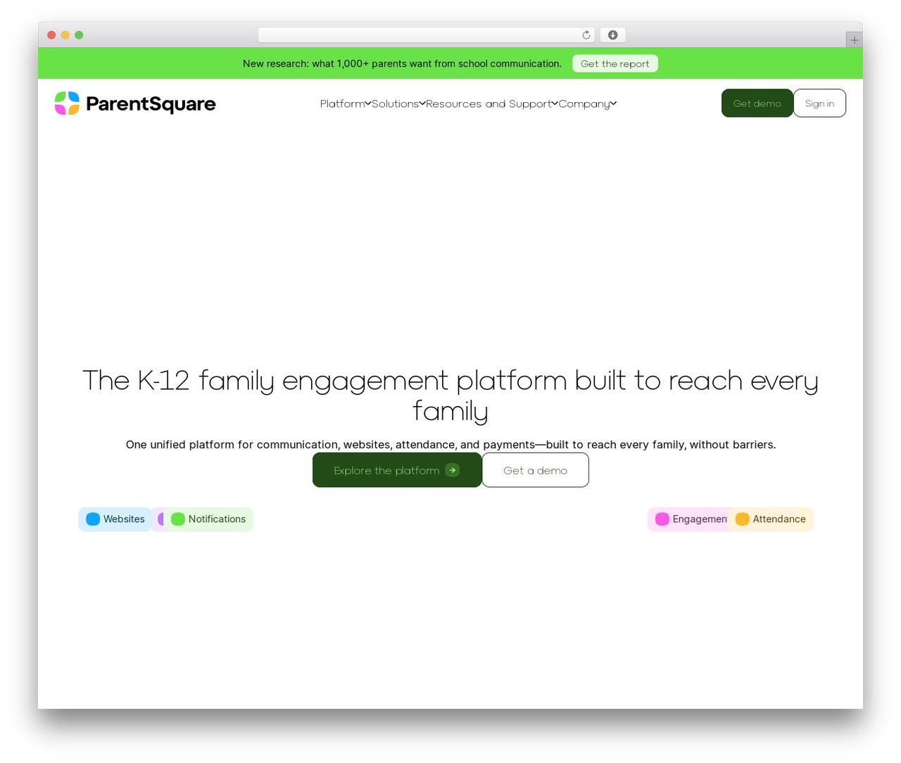 ParentSquare WordPress theme - parentsquare.com