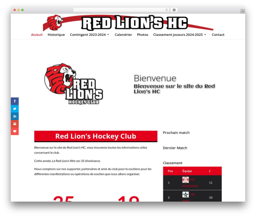 Theme WordPress Divi - redlionshc.ch
