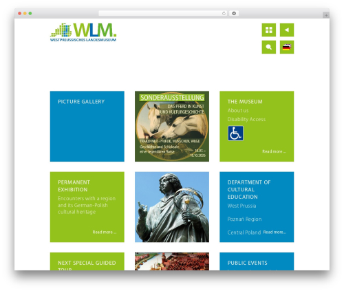 Theme WordPress PWtheme - westpreussisches-landesmuseum.de