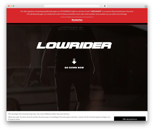 webhead theme WordPress - lowrider.at